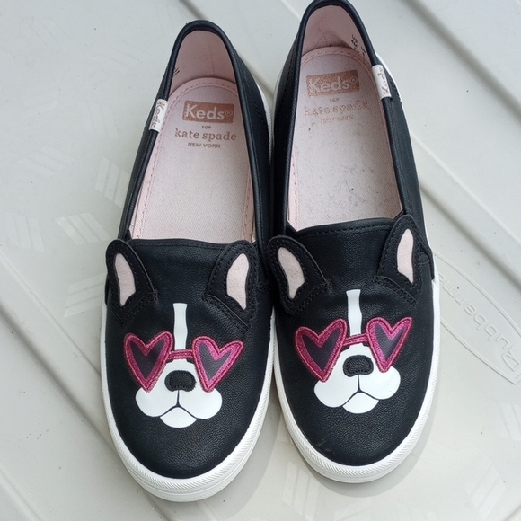 Keds Other - Keds x Kate Spade Black Kids Shoes